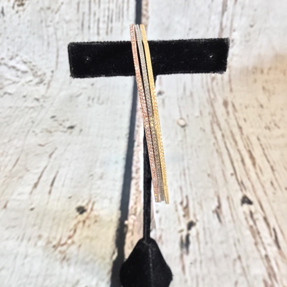 🎉HP🎉 3PC Kate Spade Slender Scallop Bangle Set - Picture 5 of 7